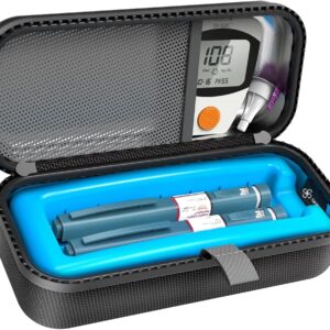 SHBC Insulin Pen Carrying Case Portable Medical Cooler Bag for Diabetes with Protective Ice Brick - Convenient to Changing Needles with Each Injection