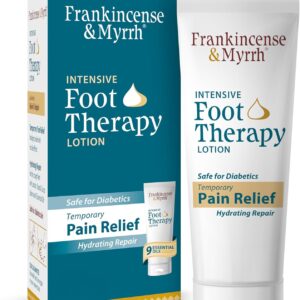 Frankincense and Myrrh Foot Pain Relief Cream - Intensive Foot Therapy Lotion - Diabetic Nerve Pain Relief Neuropathy Cream | Restless Leg Syndrome | Frankincense Essential Oil, 3 Ounce (1-Pack)