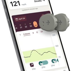 Stelo Glucose Biosensor & App by DexcomA Leader in Continuous Glucose Monitoring (CGM). 24/7 Glucose Tracking & Personalized Insights to Reveal Patterns. 2-Pack (Up to 15 days Each). iOS & Android.